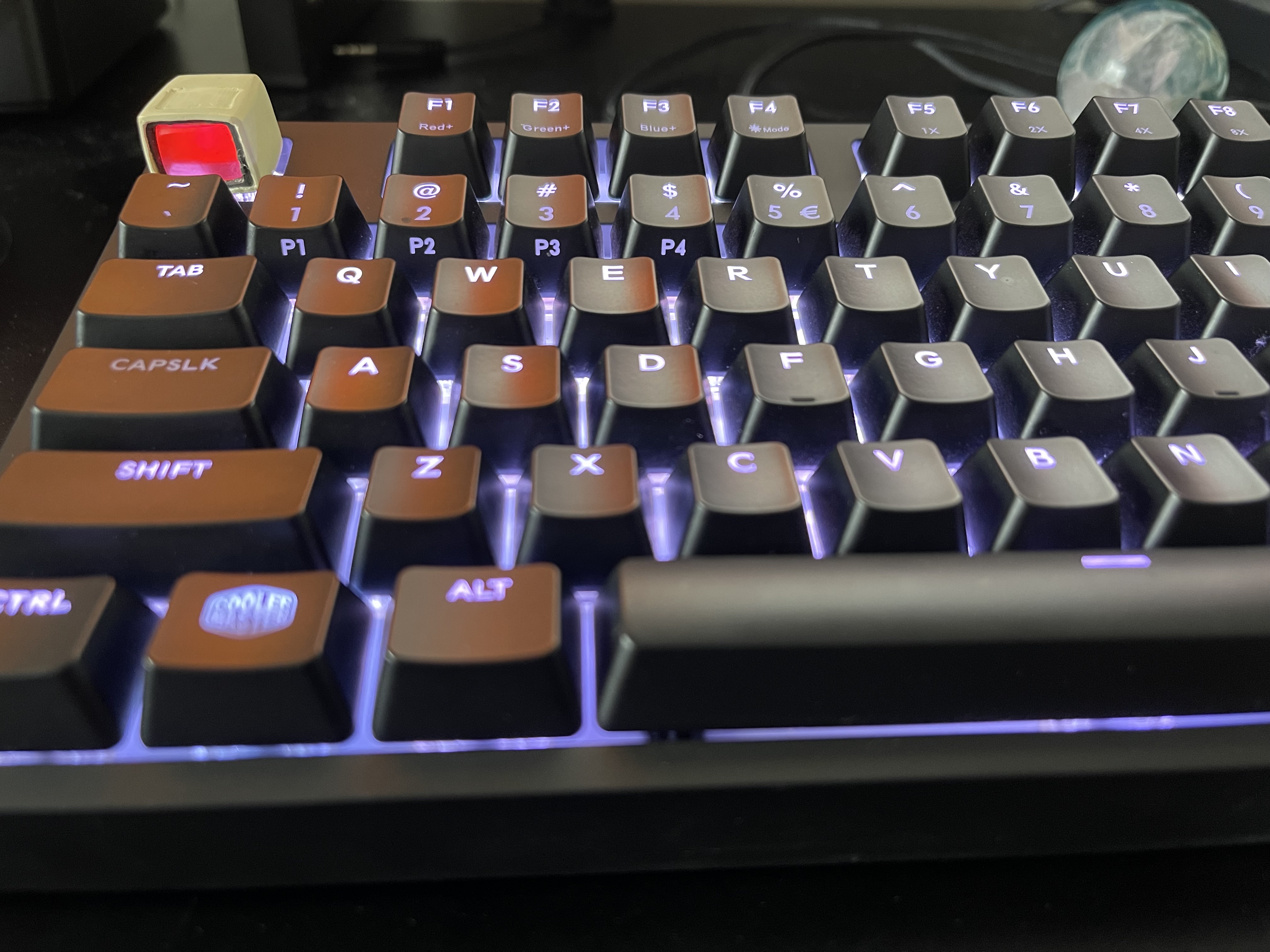 Simple "Cooler Master" Cherry MX Browns, Custom CRT Keycap