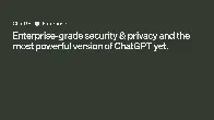 Introducing ChatGPT Enterprise: enterprise-grade security, unlimited high-speed GPT-4 access, extended context windows, and much more.