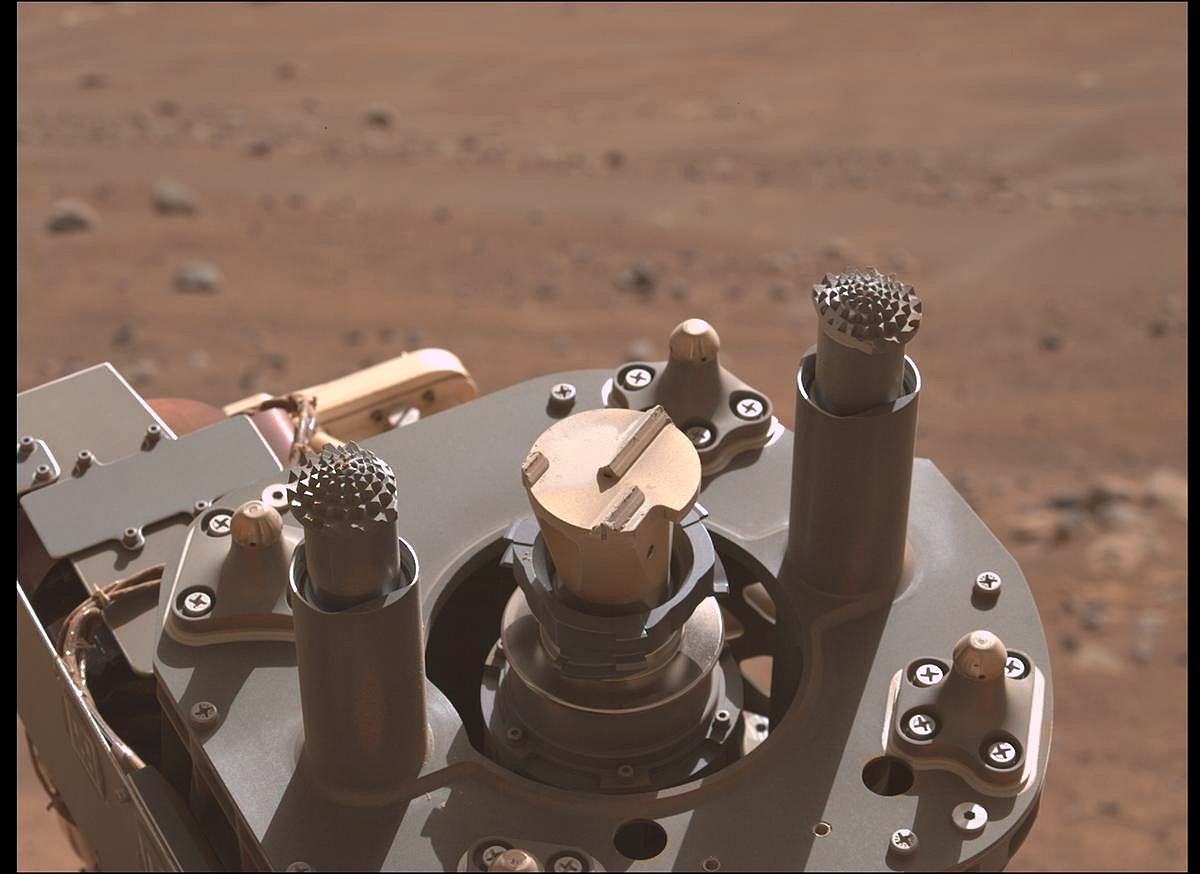 Abrasion bit check during sol 877