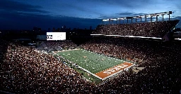 LOOK: Texas showing SEC scores on jumbotron in final Big 12 home game