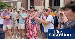 University of Mississippi: ‘abhorrent’ counter-protesters condemned