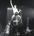 Freddie Mercury riding Darth Vader