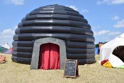 Britain's largest inflatable planetarium stolen