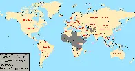 The most popular metal band (2024) from each country, according to Spotify