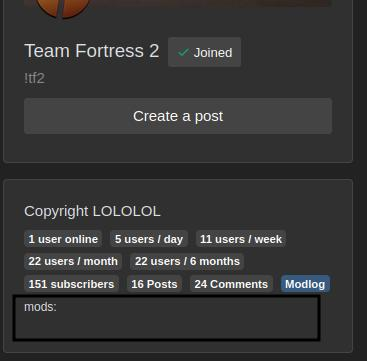 Missing mods on c/tf2