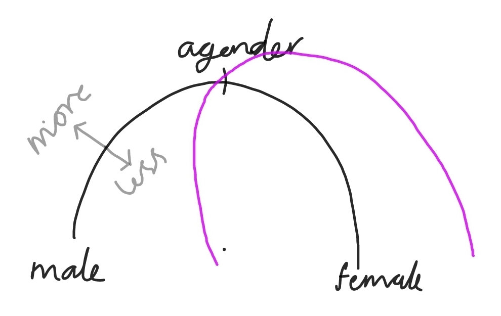 Gender is not a 1D spectrum