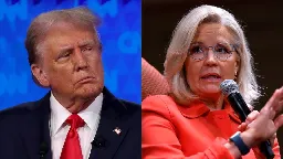 Trump amplifies posts calling for televised military tribunal for Liz Cheney | CNN Politics