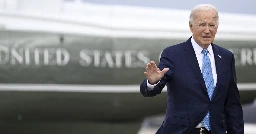 Biden says he's 'fine' with Trump staying on the ballot for 2024