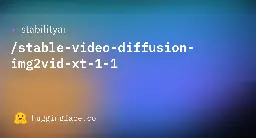 stabilityai/stable-video-diffusion-img2vid-xt-1-1 · Hugging Face