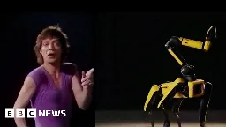 Robot dog shares Mick Jagger's moves