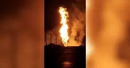 Oklahoma gas pipeline explodes, shooting flames 500 feet into the air