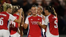 Highlights: Arsenal 6-0 Rangers Women