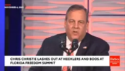 Governor Chris Christie talking shit about his friends Stacy