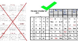 This one-page calendar will change how you view the year