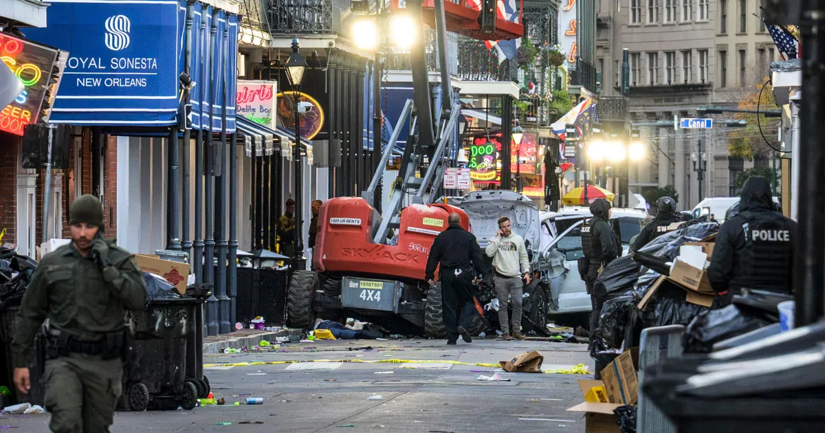 New Orleans attacker used very rare explosive in bombs, officials say