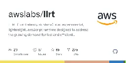 GitHub - awslabs/llrt: LLRT (Low Latency Runtime) is an experimental, lightweight JavaScript runtime designed to address the growing demand for fast and efficient Serverless applications.