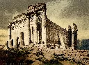 Temple of Jupiter, Baalbek, Lebanon, 1895