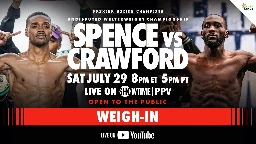 Spence vs. Crawford OFFICIAL WEIGH-IN | #SpenceCrawford