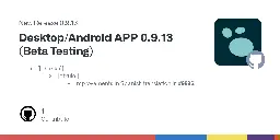Release Desktop/Android APP 0.9.13 (Beta Testing) · logseq/logseq
