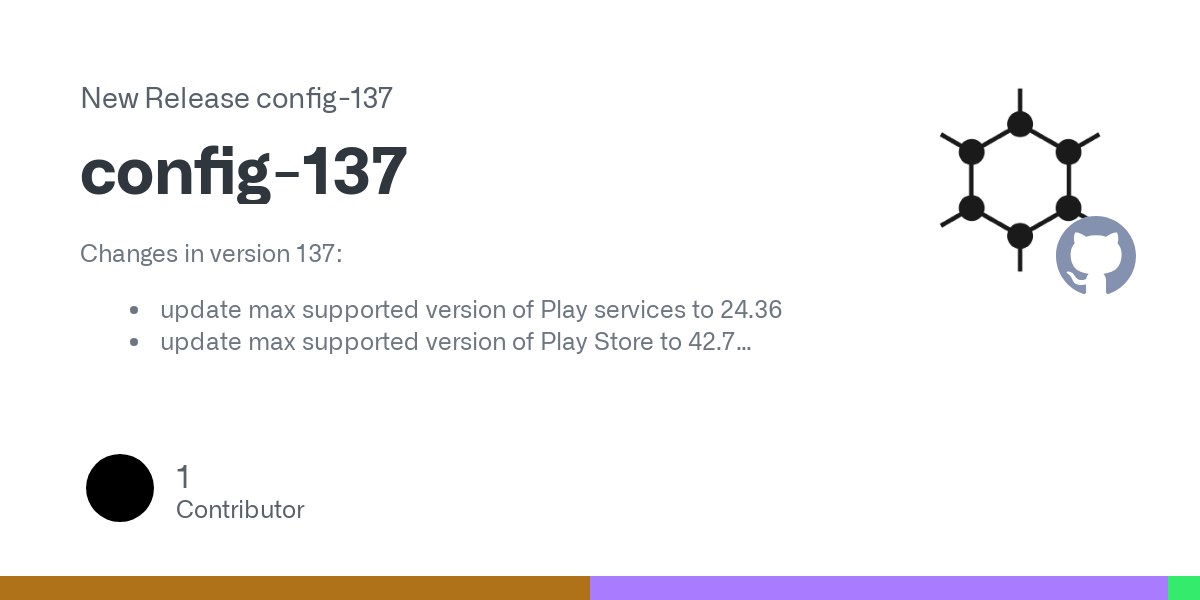 Release config-137 · GrapheneOS/platform_packages_apps_GmsCompat