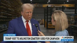 ‘Could Have Been The Parents’: Trump Tries to Shift Blame For Campaigning At Arlington Scandal, Claims Was a ‘Setup’