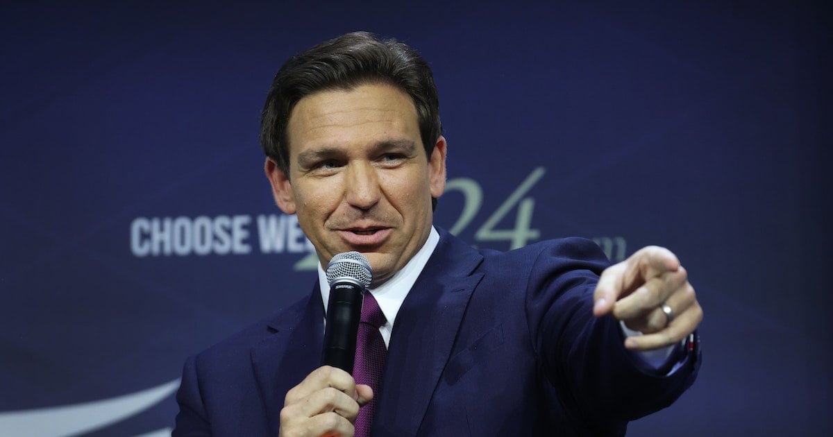 Mask Off: DeSantis Staffer Reportedly Shares Video of DeSantis and Giant Nazi Symbol