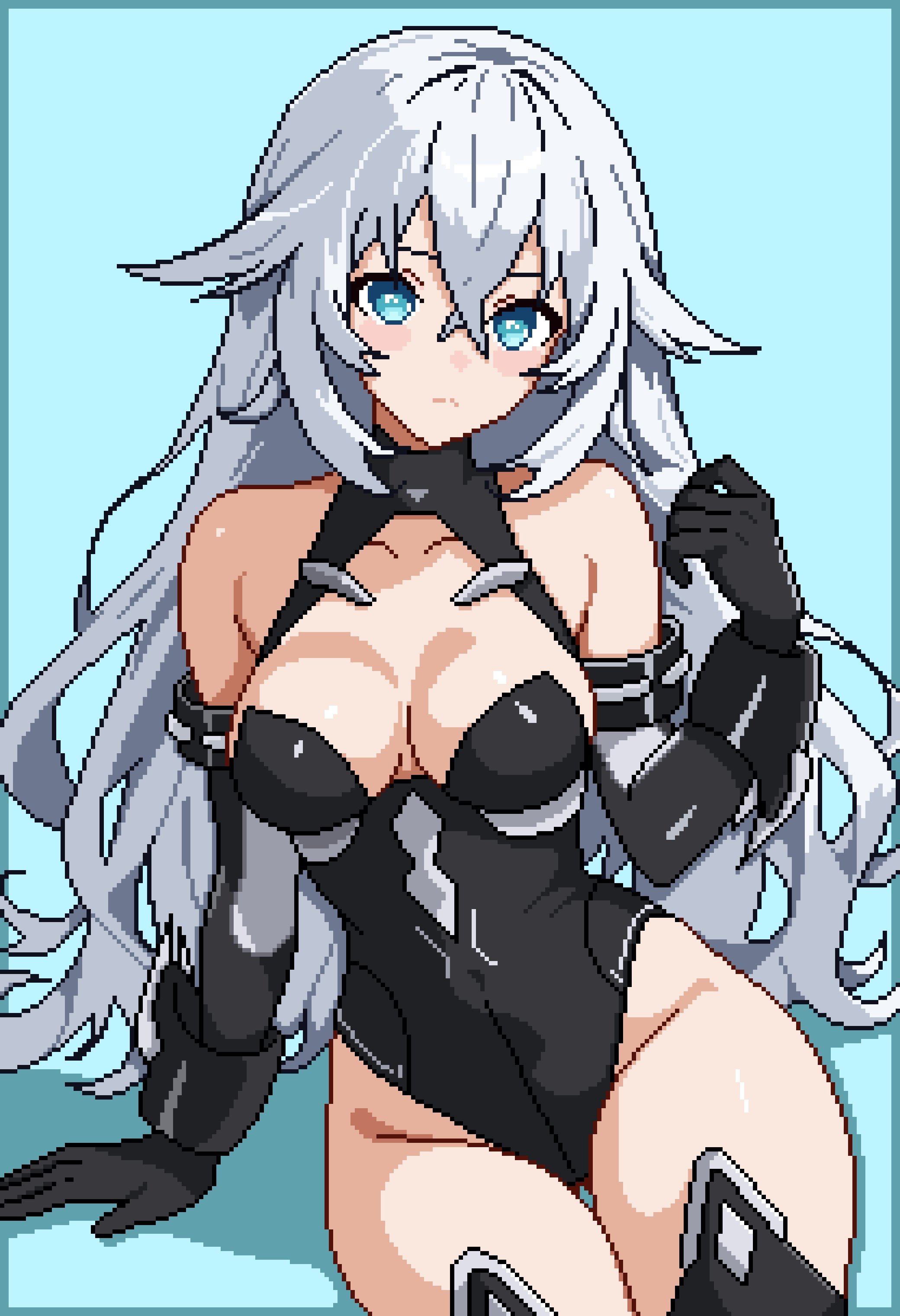 Pixel Black Heart [loblob_art]