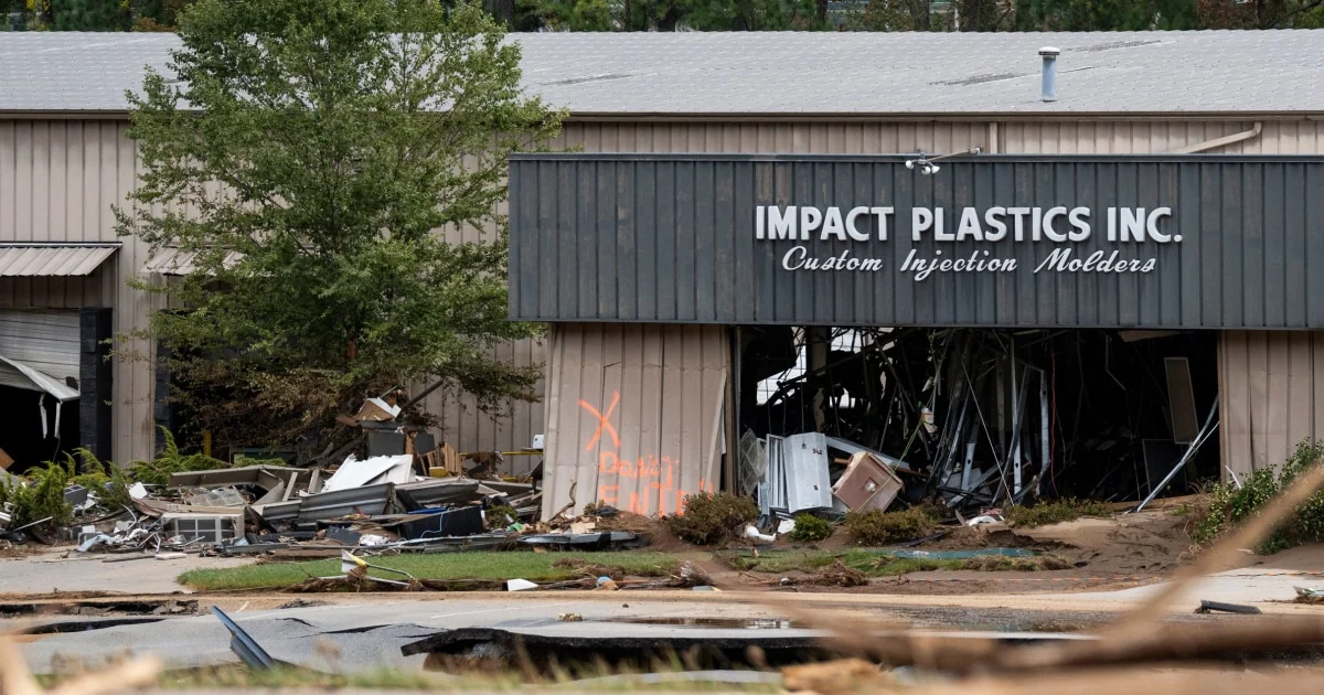 Tennessee investigating plastics factory after workers trapped by Hurricane Helene floods died or went missing