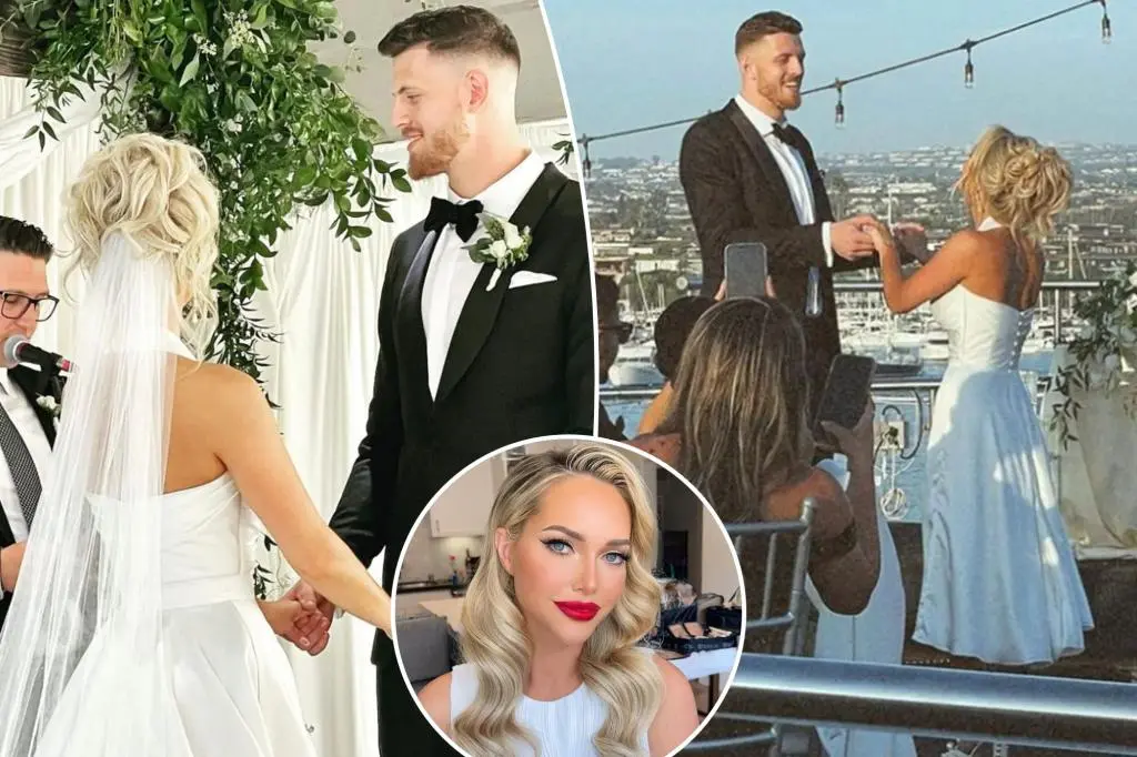 Knicks’ Isaiah Hartenstein marries model Kourtney Kellar in dreamy wedding