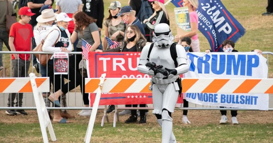 Imperial Stormtrooper Spotted Fleeing Scene of Trump Shooting