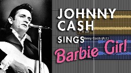 Johnny Cash sings "Barbie Girl" (A.I.)