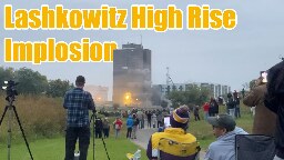 Lashkowitz High Rise Implosion Slow-mo (Fargo, ND)