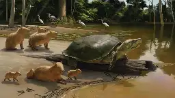 Fossil of a giant freshwater turtle found in the Brazilian Amazon