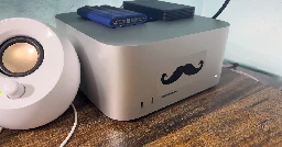 The best thing about my Mac Studio is its mustache