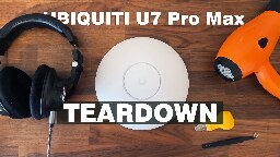 Ubiquiti U7 Pro Max WiFi 7 Access Point Teardown: To fan or not to fan