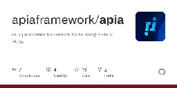 GitHub - apiaframework/apia: An opinionated framework for building APIs in Ruby.