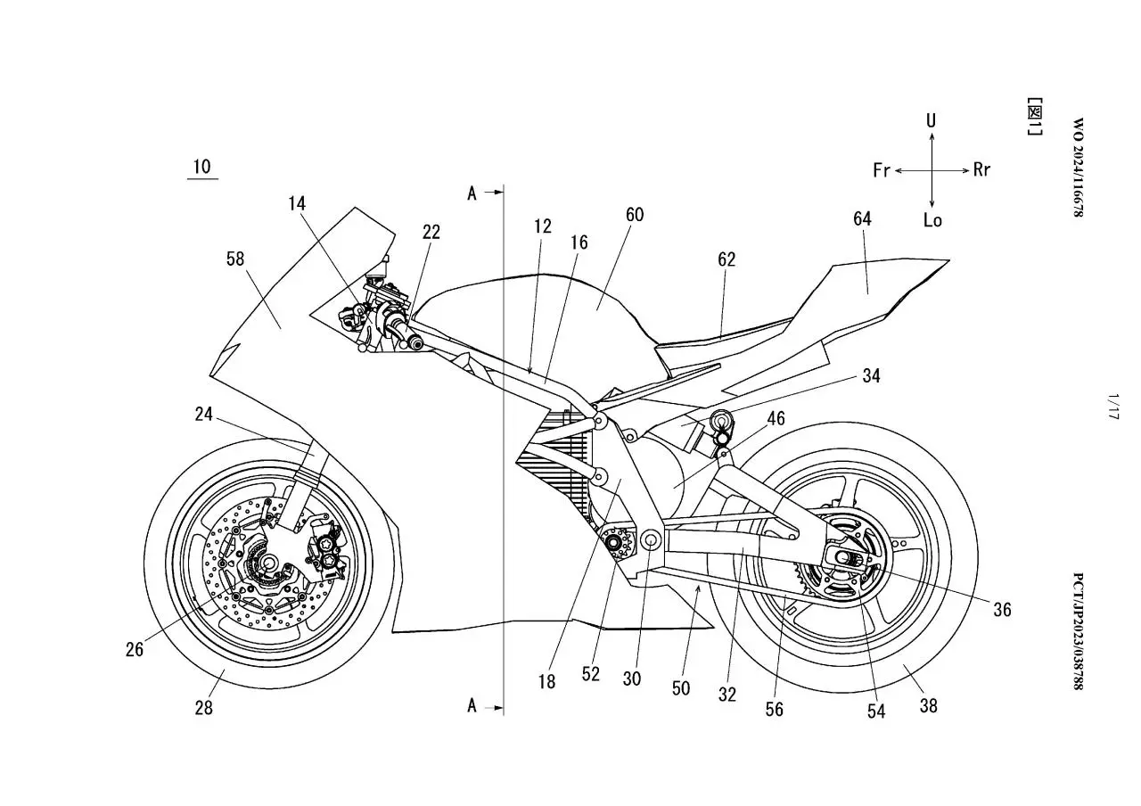 New Yamaha Electric Motorcycle Shown in Patents