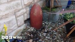 Milford Haven: Garden ornament turns out to be live bomb