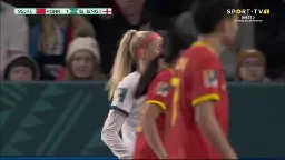 China W 1 - [6] England W - Rachel Daly 84'