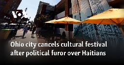 Ohio city cancels cultural festival after political furor over Haitians