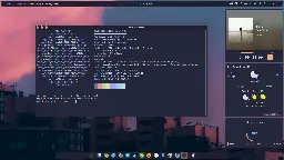 [KDE] Catppuccin Macchiato Kubuntu Rice