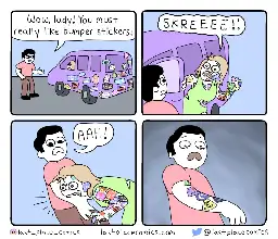 Bumper Stickers [Last Place Comics]