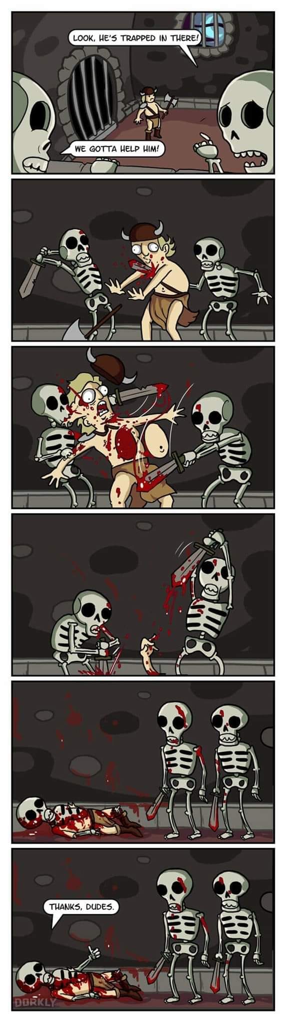 Skeleton rescue