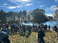 Police fire teargas, smoke to disperse protesters trying to halt Atlanta's Cop City training center