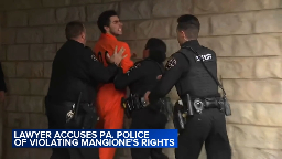 Pennsylvania police who arrested Luigi Mangione gave him a snack to get his DNA, lawyer says