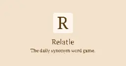 Relatle - Guess the Word from Synonyms