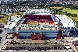 Liverpool face reduced capacity at Anfield due to new stand delay