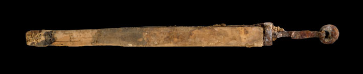 1,900-year-old Roman sword, or Spatha, discovered in a cave overlooking the Dead Sea