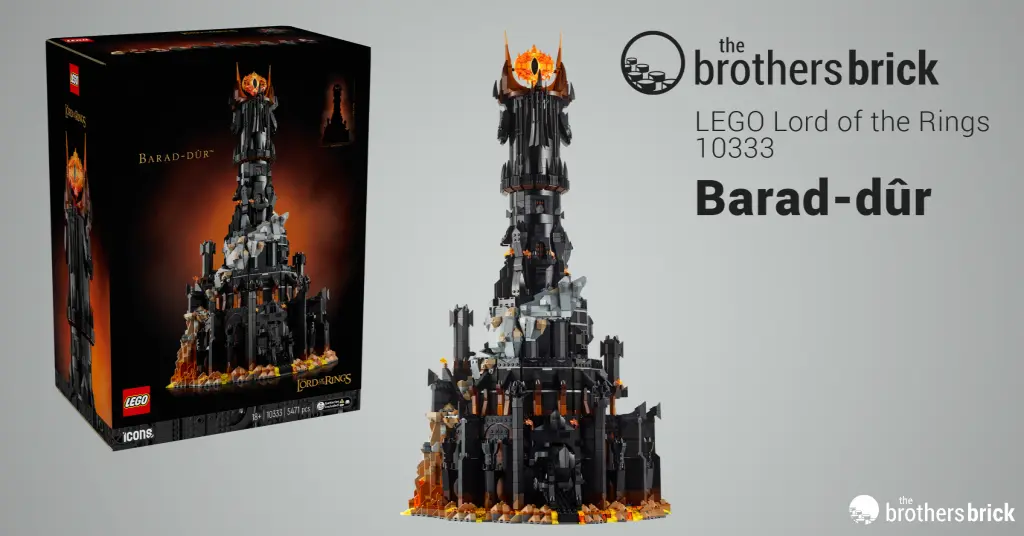 We return to a brick-built Middle Earth with LEGO Icons The Lord of the Rings 10333 Barad-Dûr [News] - The Brothers Brick