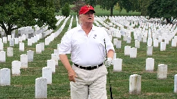 Trump Calls Out Arlington National Cemetery For Hazard-Filled Fairways